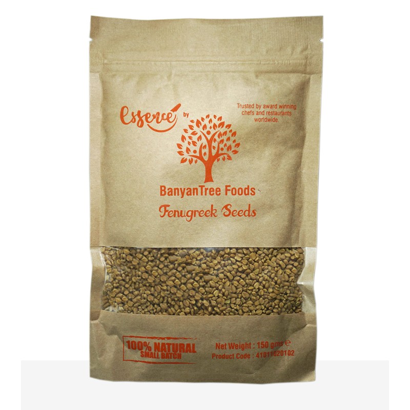 BanyanTree Foods Fenugreek Seeds (Methi Seeds) 150g~ All Natural, Indian