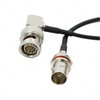 BNC Female Straight to BNC Male Right Angle SDI Cable