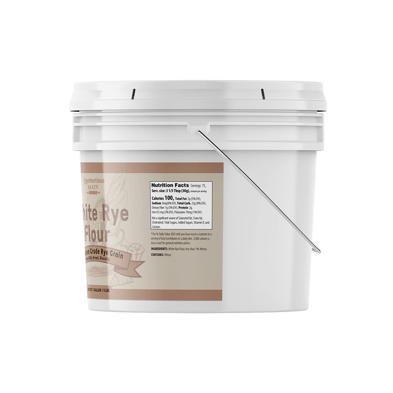 White Rye Flour By Unpretentious Baker, Non-GMO, Bread, Biscuits &