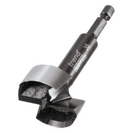 Trend Snappy Forstner 35mm Short Bit for Accurate Hole Drilling, Quick Release System, Carbon Steel, SNAP/FS/35