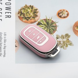 WTSHOPME Key Fob Cover Fit for Honda 2023 2024 Civic Accord Pilot HRV Lx CRV lx Odyssey