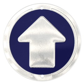 Wild Drifter Trail Markers - Bright Reflective Trail Marker Pack of 24, Easy to Mount, Mark Your Trees for Hunting, Hiking, Camping, and More. (Blue, 24)