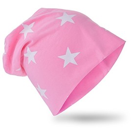 Unisex Baby Jersey Slouch Beanie Children's Hat With Rhinestone Star Cotton Trend -