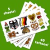 Teacher's Discovery Temporary German Tattoos (40)