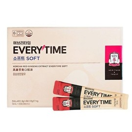 정관장 에브리타임 소프트 10ml x 20포 1개 홍삼 스틱 D Korean Red Ginseng Everytime Soft 10ml x 20 Sachets 1 Pack D