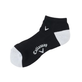 Callaway Women's Ankle Socks, Anti-Bacterial, Odor-Resistant, Ankle, Golf, 25SS_1010_Black