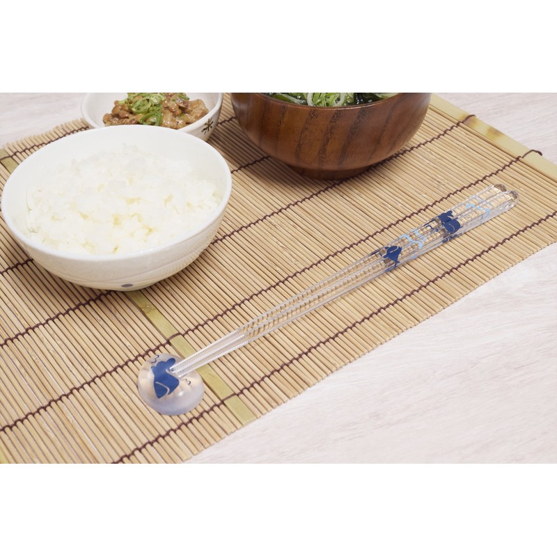 Aoba 315032 Chopsticks, Dishwasher Safe, Clear Chopsticks, Whale, 9.1 inches