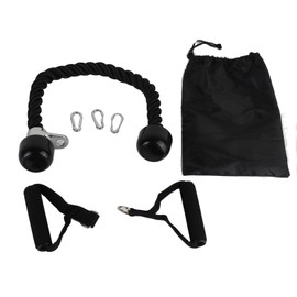 Triceps Exercise Rope Heavy Duty Fitness Arm Rope Tricep Cable Attachment Gym Pull Down Rope with Carabiner