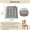 FlyGulls Chair Cushions for Dining Chairs Set of 4 Durable