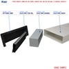 9x3 Airbrick Cover Ducting Cowl - Black Exclusive to i-sells