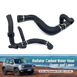 Upper/Lower Coolant Hose for Compass 2.4 2017-22 Rad Hose 53372349 2 Pack