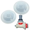2pcs Dome/Mushroom Gaskets Connector Gasket for Coleman Air Blower Check