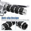 CADUFUELLY Pair of Motorcycle Hand Grips, 1" Universal Non-Slip Handlebar