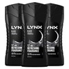 3 Pack of Lynx 12 Hours Shower-Fresh Scent Refreshing Black