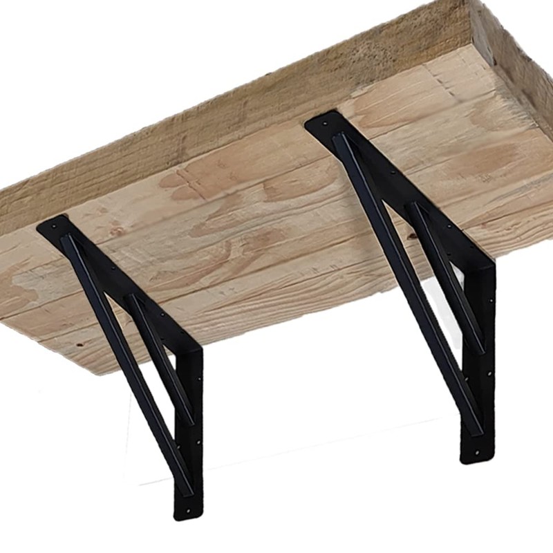Wdwlbsm 2Pcs Heavy Duty Shelf Bracket Countertop Support Brackets 16"x12"