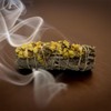 Sage Smudge Stick 4" (White Sage and Yellow Sinuata 4")