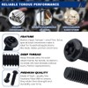 M6-1.0 x 12mm Button Torx Head Machine Screws (25 pcs),