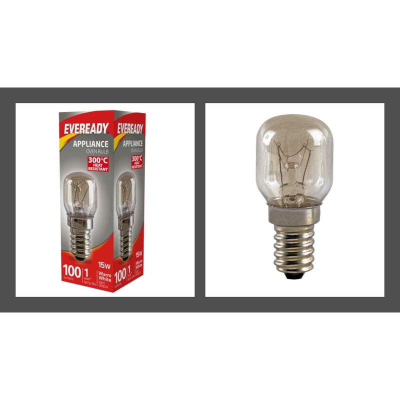 4x Eveready Appliance Bulb 15W