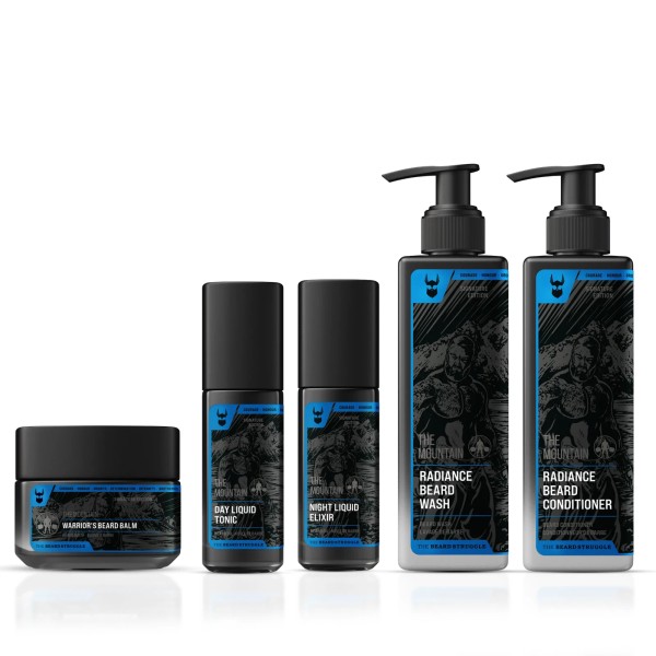 The Beard Struggle Mountain Beard Kit - Oil, Balm, Wash