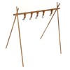Camping Hanging Rack Portable Foldable Tripod Shelf for Light Tools