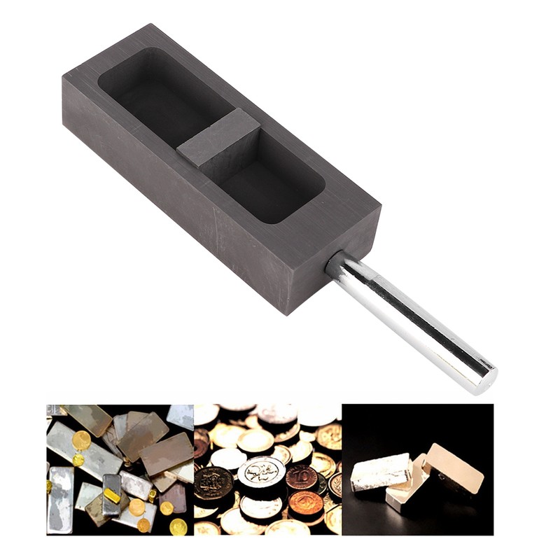 Pure Graphite Ingot Mold Mould Crucible For Gold Silver Melting