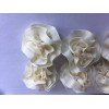 Unbranded Carnation Shaped Lapel Stud Pin - Antique White/Cream Ribbon