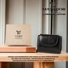 MATADOR Genuine Leather Women's Wallet RFID Protection Wallet Compact Leather,