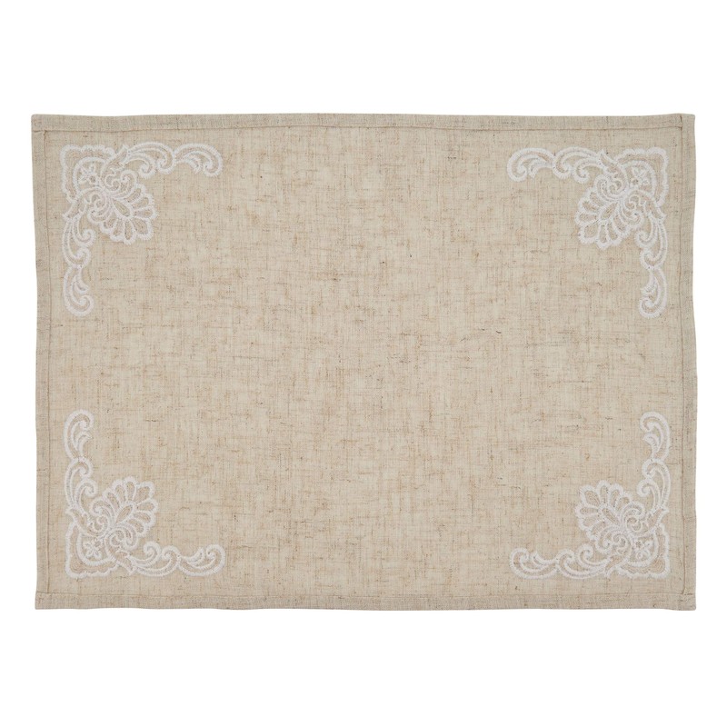Embroidered Design Placemats (Set of 4)