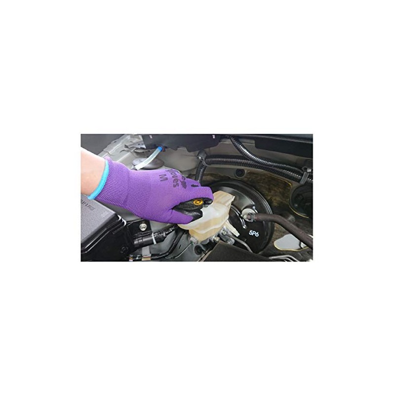 Katsu Hisatomi, Oil Resistant, 13G Nitrile Backless Gloves, Set of
