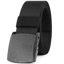 JASGOOD Nylon Canvas Breathable Military Tactical Men Waist Belt With Plastic Buckle