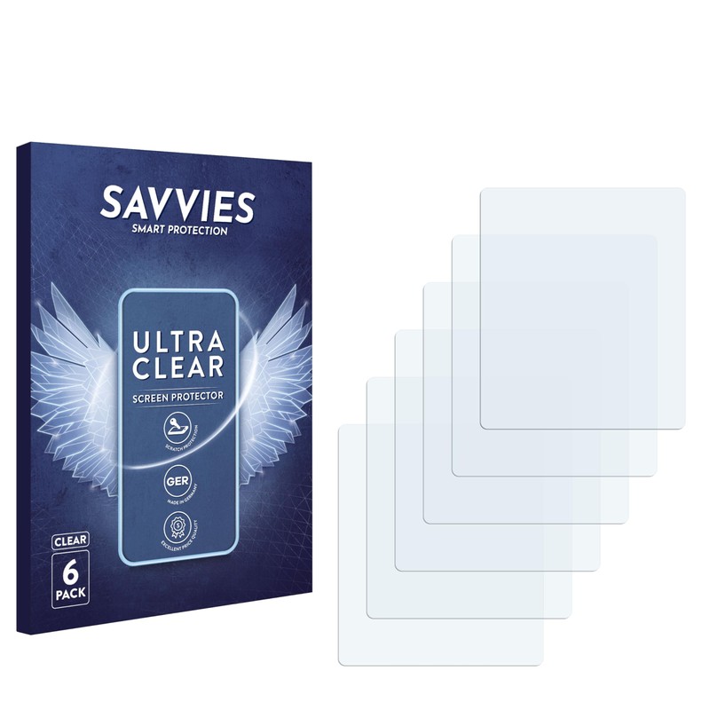 6x Savvies screen protector for Canon EOS 400D Screen Protector