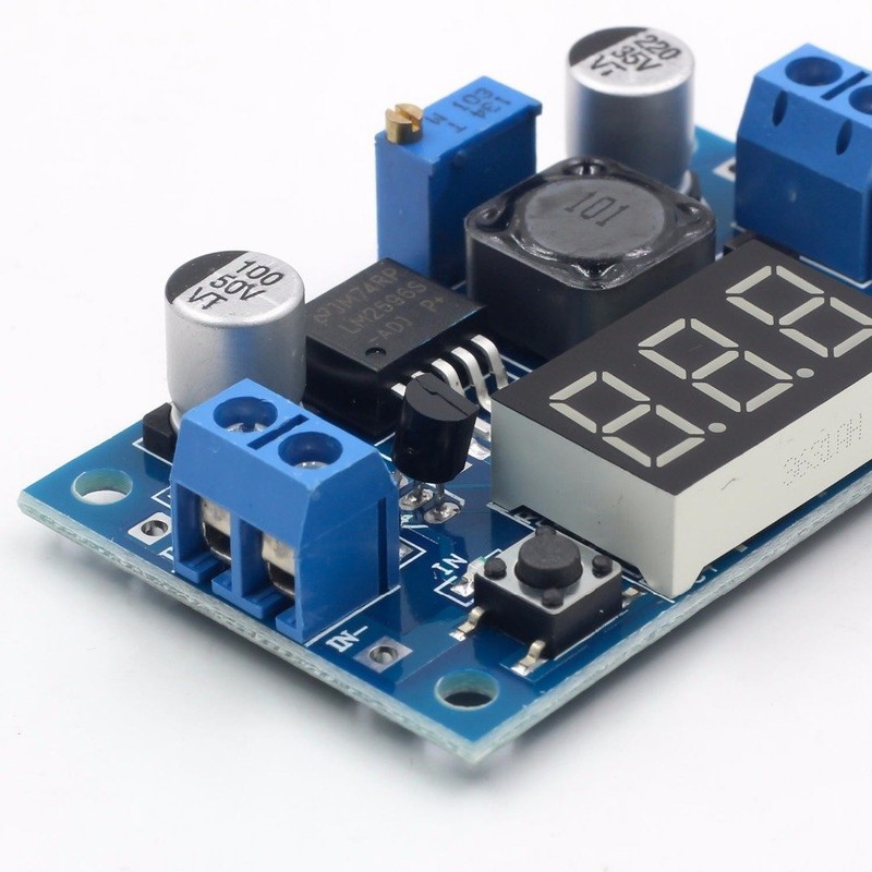 QEBIDUM LM2596S DC-DC Buck Converter DIY 4-40V to 1.25-37V Step-Down