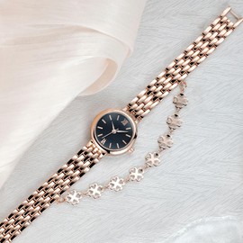 CIVO Women's Watch Analogue Quartz Waterproof Dress Designer Business for Women Girls Gift, A-2 Rose Gold, Bracelet