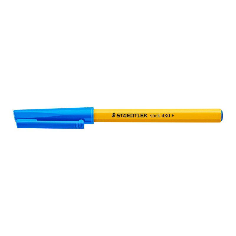 STAEDTLER Stick 430 F-3 Ballpoint Pen Fine Tip - Blue
