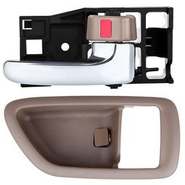 LUJUNTEC Interior Door Handles Passenger Side Replacement for 2000-2004 for Toyota Avalon Beige(2pcs)