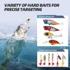 393PCS Fishing Lures Kit - Fishing Tackle Box Set Complete