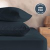 Silentnight Washed Cotton Rich Fitted Sheet - Soft Stylish Linen-Look