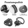 AMANDELIZABE Pack of 22 D Construction Ring Lashing Eyelets Stainless