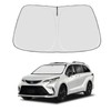 Parasol plegable para parabrisas delantero, ajuste personalizado, para Toyota Sienna
