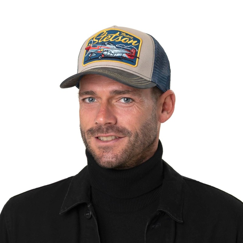 Stetson Classic Cotton Trucker Cap - Trucker Cap Men /
