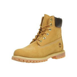 Timberland Women's 6" Premium Waterproof Boot, Wheat Nubuck, 5.5 W US