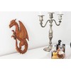 Windalf Wall Picture Sapphire 29 cm Dragon Handmade Wooden