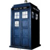 1/4 Sheet ~ Doctor Who Tardis Solo Birthday ~ Edible