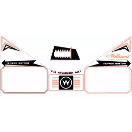 Williams Pat Hand Pinball Machine Apron Decal Set