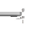 Compulocks Ledge Lock Adapter and keyed Cable Lock for M1,