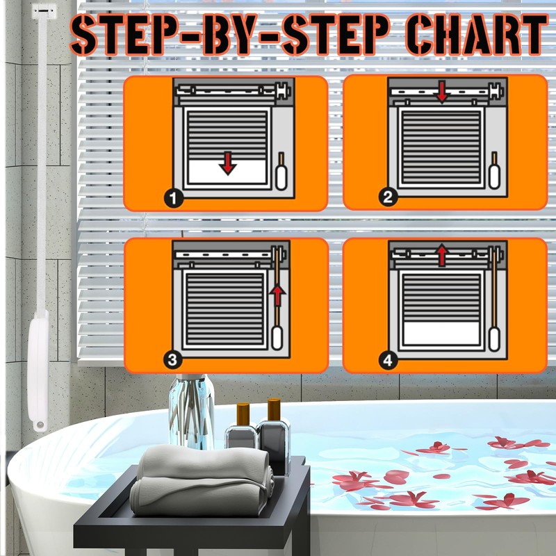 badaren Roller Shutter Belt Winder, Screw-On Winder, 180° Rotation, Roller