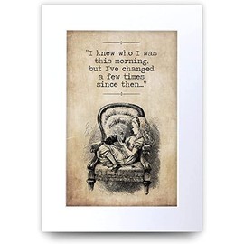 HWC Trading A4 Alice in Wonderland This Morning Gifts for Decorate Your Newborn Baby Room - A4