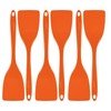 6 Piece Durable Melamine Spatula Set,Orange