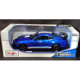 Maisto 2020 Shelby GT500 Blue Diecast Model Mint NIB 1:18 Special Edition FoMoCo