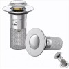 2x Bathroom Sink Stopper Hair Catcher Bathroom Pop Up Sink